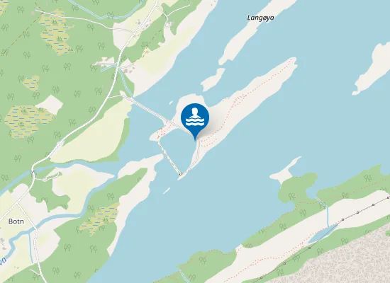 Map of Sandnessjøen havsbad