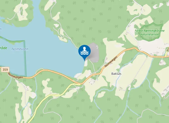Map of Nome strand