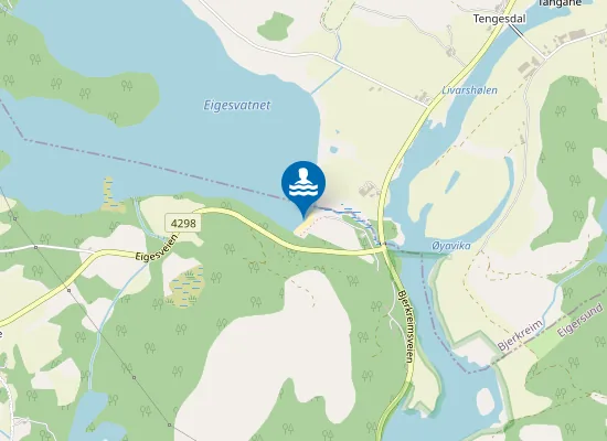 Map of Gådå Badeplass