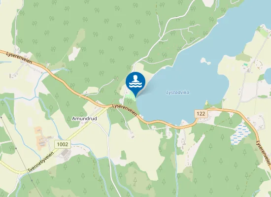 Map of Hallerud bad