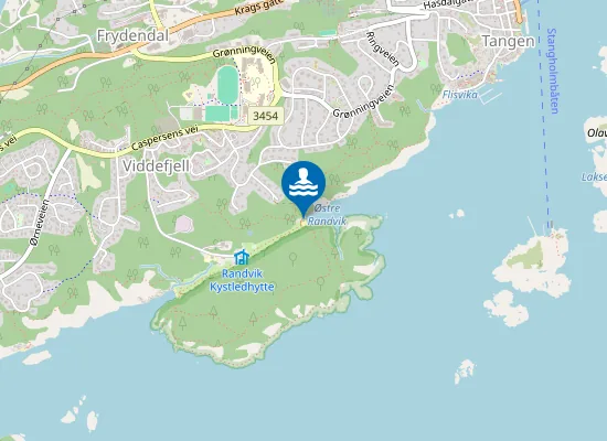 Map of Østre Randvik
