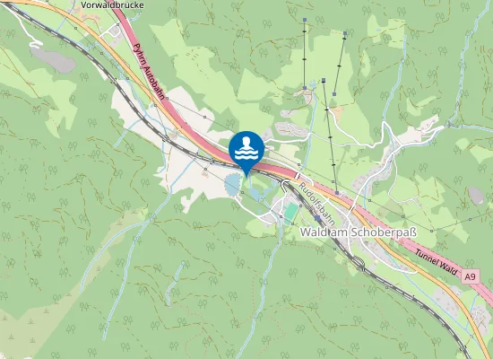 Map of Freizeitsee Wald/Schoberpass