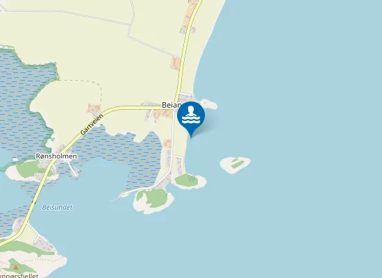 Map of Beian badestrand