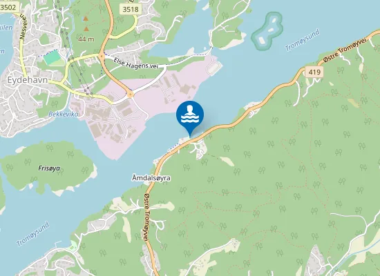 Map of Omdalsøyra