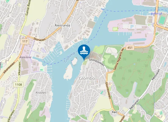 Map of Glombo brygge