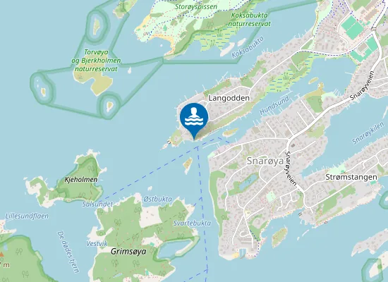 Map of Klaveness Stranden
