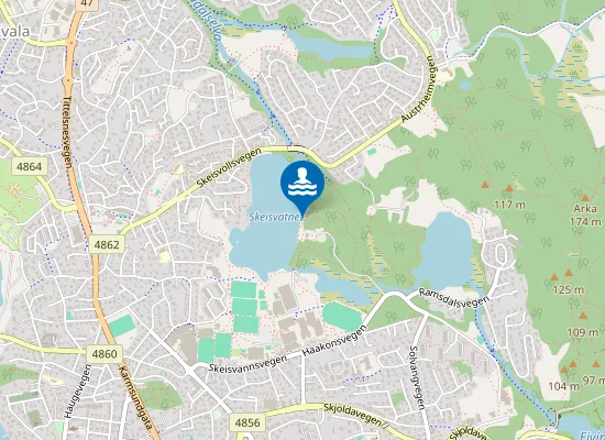 Map of Vangen
