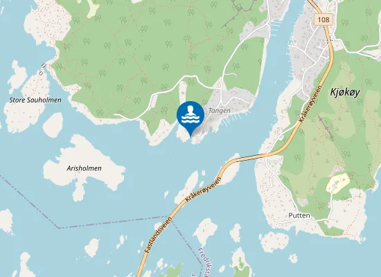 Map of Tangen