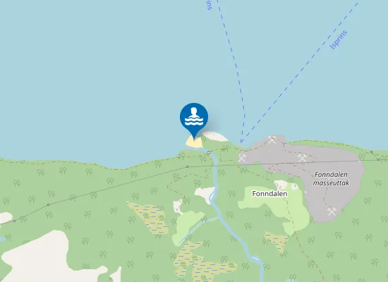Map of Fonndalsøyra