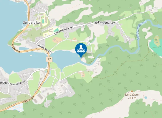 Map of Laksøyra