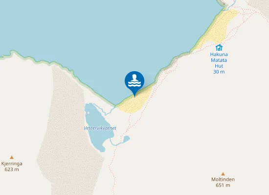 Map of Vestervika