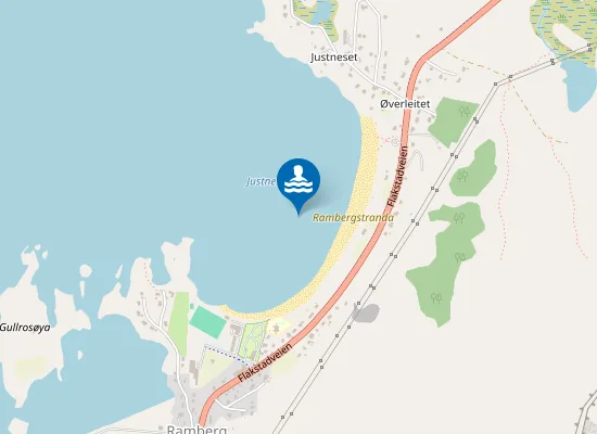 Map of Rambergstranda