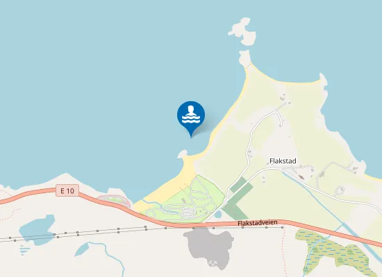Map of Skagsanden