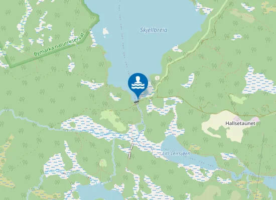 Map of Skjellbreia