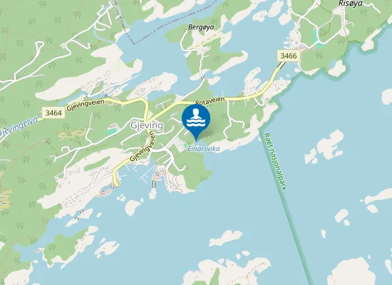 Map of Einarsvika