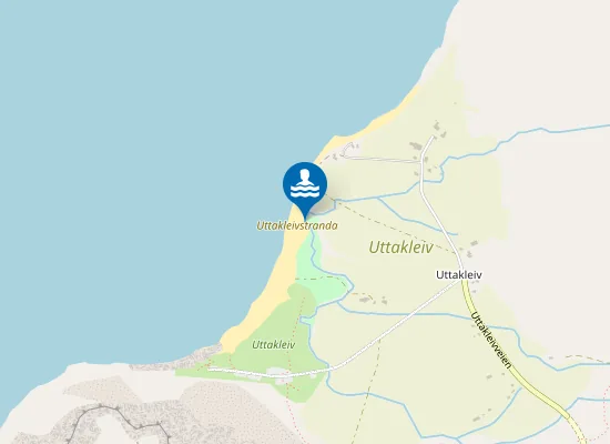 Map of Uttakleivstranda