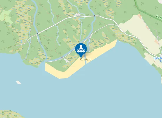 Map of Raudøra