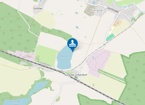 Map of HINBERGSEE KARGOW