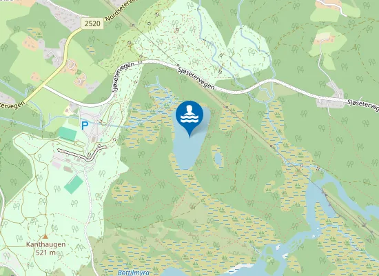 Map of Abbortjern