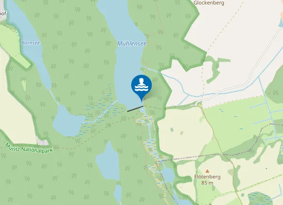 Map of MUEHLENSEE ANKERSHAGEN