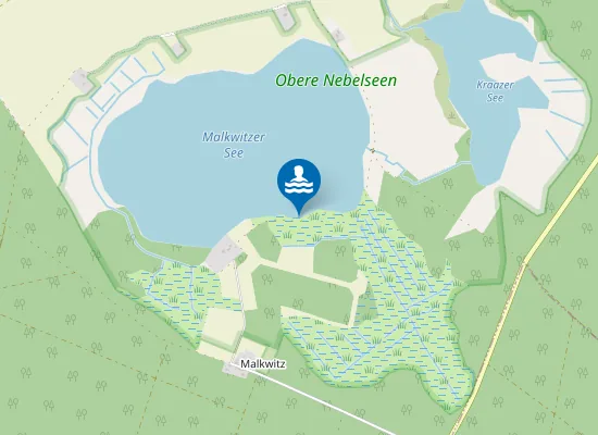 Map of MALKWITZER SEE MALKWITZ