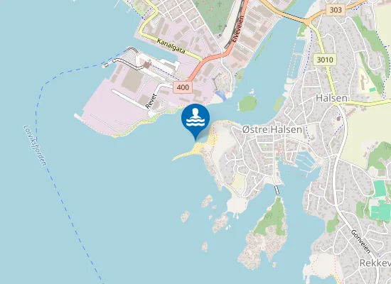 Map of Hvittensand