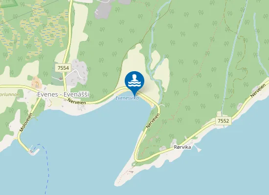 Map of Evenesvika