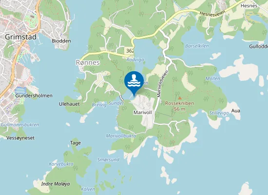 Map of Osterkilen