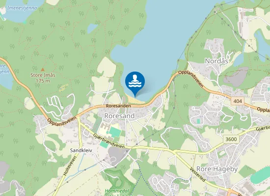 Map of Roresanden