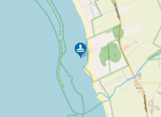 Map of Orrestranden