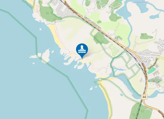 Map of Ognasanden
