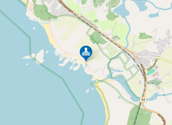 Map of Ognasanden