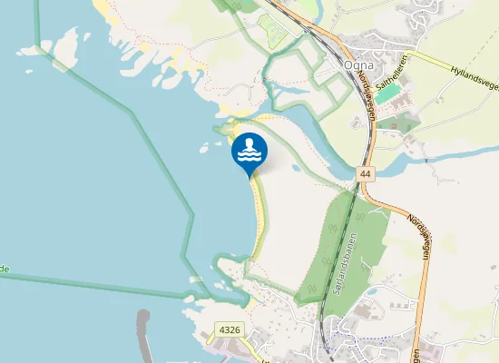 Map of Ognasanden