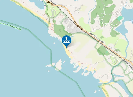 Map of Holmasanden