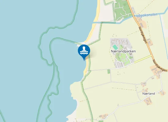 Map of Nærlandsstranden