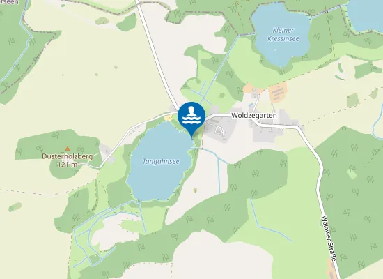 Map of TANGAHNSEE WOLZEGARTEN