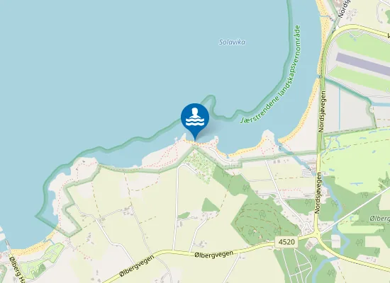 Map of Rægestranden