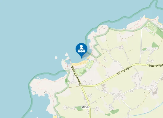 Map of Ølbergstranden