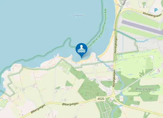 Map of Rægestranden