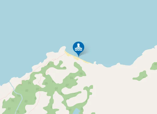 Map of Rullesteinsfjæra
