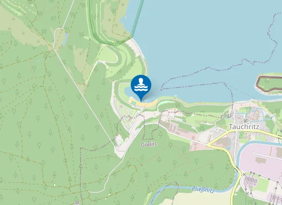 Map of Strand Blaue Lagune