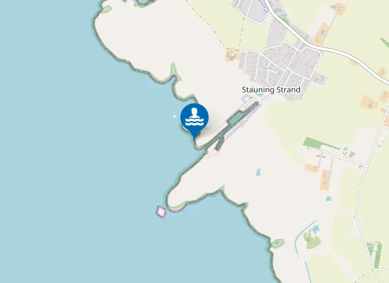 Map of Stauning Strand