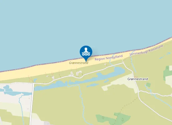 Map of Grønnestrand