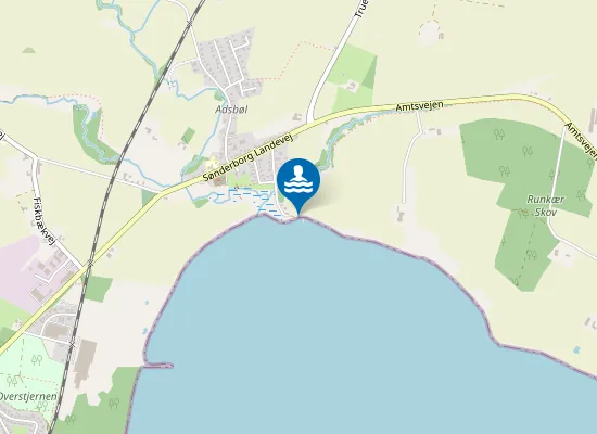 Map of Adsbøl Strand