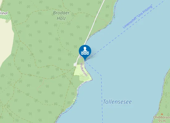 Map of TOLLENSESEE GATSCH ECK