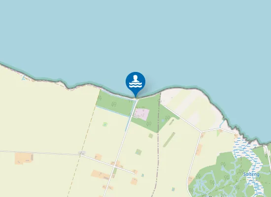 Map of Hunseby Strand