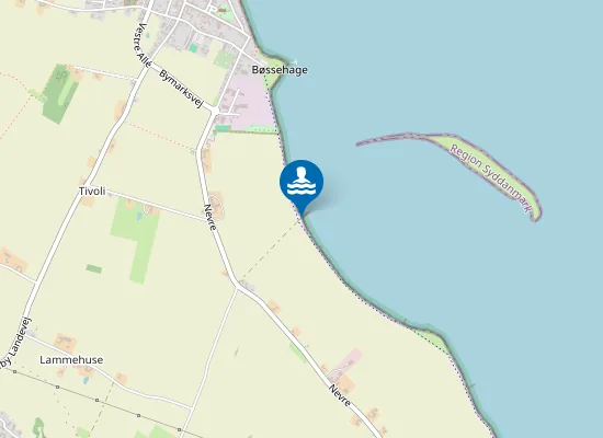 Map of Nevre Strand