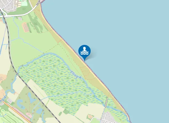 Map of Strandby Strand