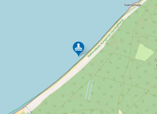 Map of Stængehus Strand