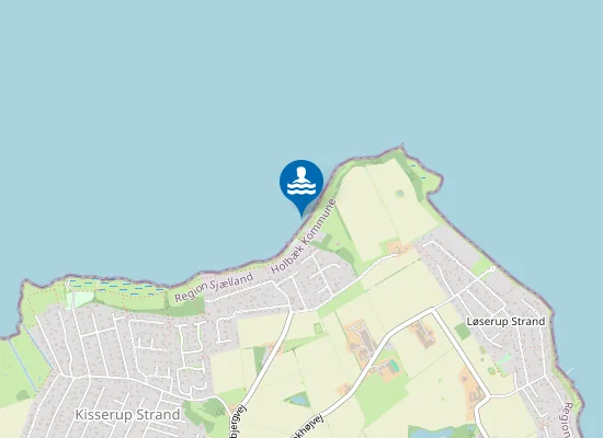 Map of Kisserup Strand